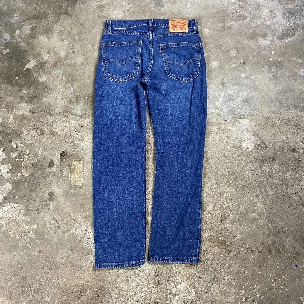 Levi's 505 Jeans Size 30x29 Blue Denim Medium Wash Classic Straight Leg Fit
